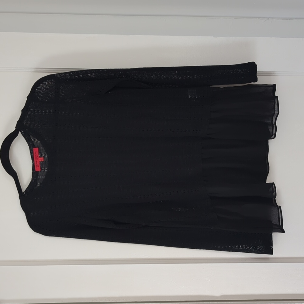 Wow Couture World of Women Top Size M Black